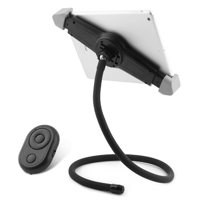 Esnek Gooseneck Tablet Tutucu, ipad mini pro air Galaxy sekmeleri için Tablet Standı