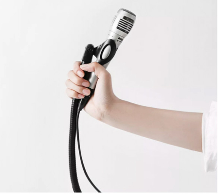 Bükülebilir Esnek Metal Gooseneck Mikrofon Standı Galvanik 19 İnç