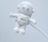 Ağır Hizmet Esnek Deve Boynu Kolu Uzay Adamı Astronot LED Gece Işığı Ayarı